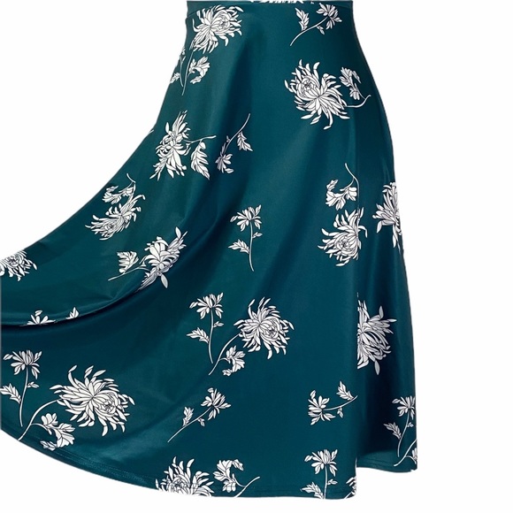 Homeyee floral casual A-Line midi dress size 4 - Picture 7 of 9